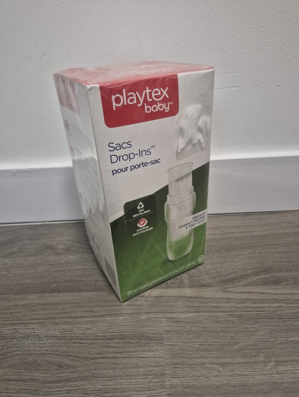 *5/$25* Playtex Drop In Bottle Liners 100 NEW Baby Essentials